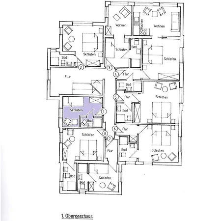 Appartement Hilligenlei Zi 01 Ez Wyk auf Föhr